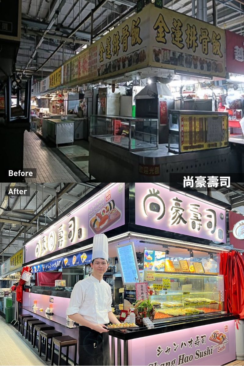 透過補助計畫,讓攤位更亮眼並增加內用區,獲熟客稱讚。 透過補助計畫,讓攤位更亮眼並增加內用區,獲熟客稱讚。