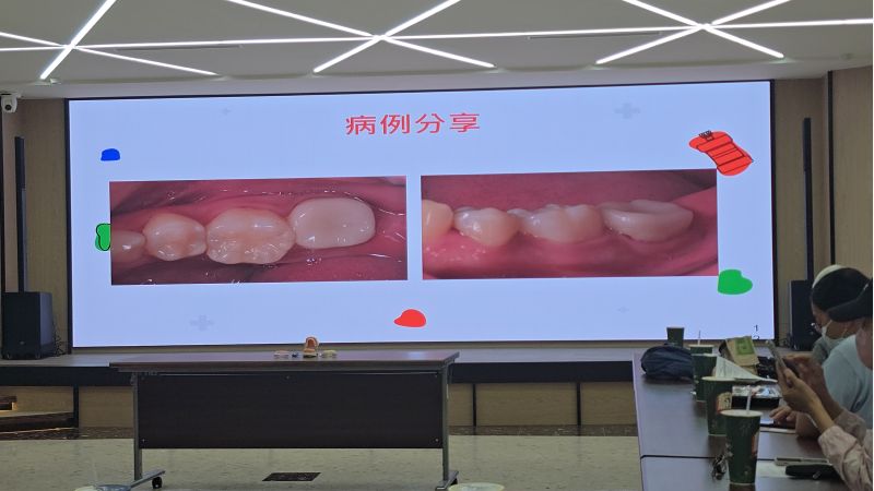 台南市立醫院牙科部戴辰如醫師分享 圖片來源:記者林清雲攝 台南市立醫院牙科部戴辰如醫師分享 圖片來源:記者林清雲攝