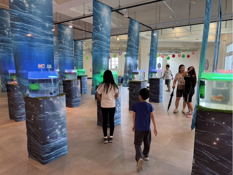 農業物產館二樓展出「金魚 × 角蛙 × 智慧水族科技」的沉浸式主題展_ 農業物產館二樓展出「金魚 × 角蛙 × 智慧水族科技」的沉浸式主題展_