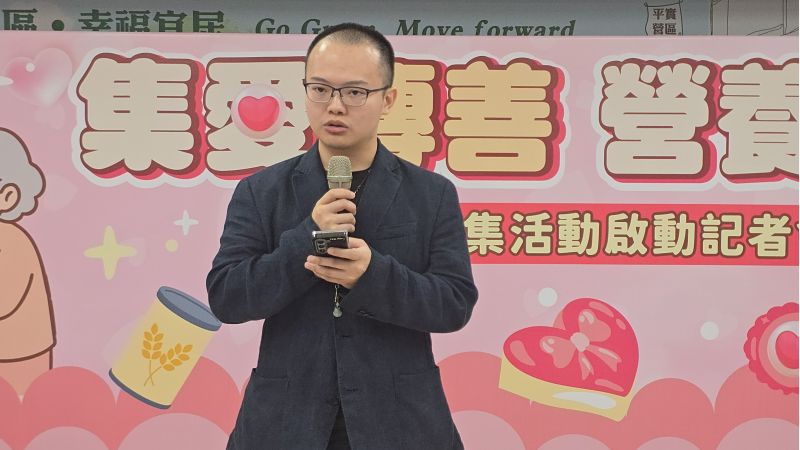 台安藥局董事長致詞  圖片來源：記者林清雲攝