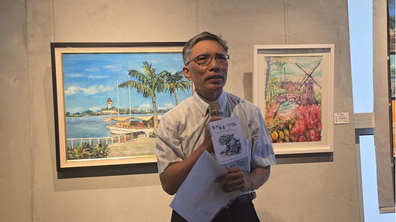台南市文化局副局長林韋旭蒞臨致詞 圖片來源:記者林清雲攝 台南市文化局副局長林韋旭蒞臨致詞 圖片來源:記者林清雲攝