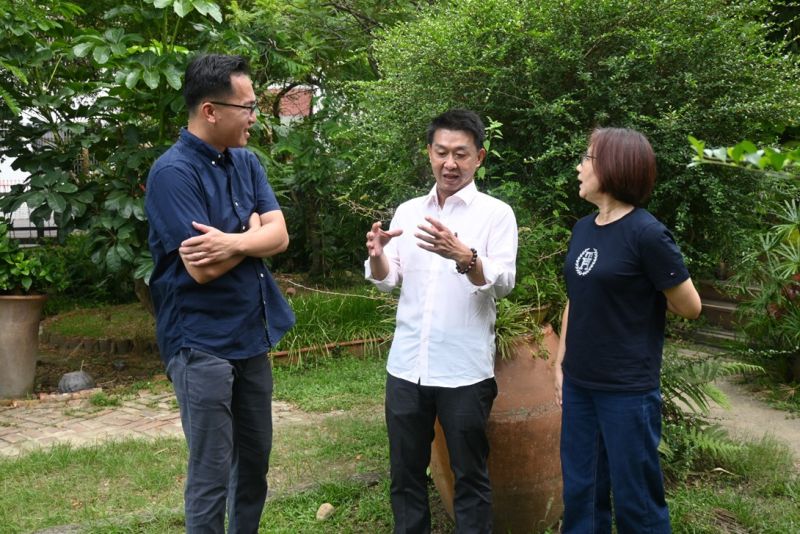 (圖一)三人共同言議原縣區市政規畫推動方向 (圖一)三人共同言議原縣區市政規畫推動方向