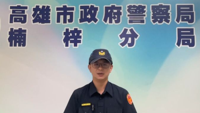 事無論大小，警方依法偵辦，楠梓所長朱家宏不馬虎詳述案情。  圖片來源：記者李柔寬