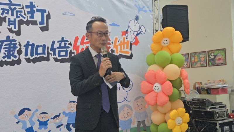台南市診所協會理事長林士敦致詞 圖片來源:記者林清雲攝 台南市診所協會理事長林士敦致詞 圖片來源:記者林清雲攝
