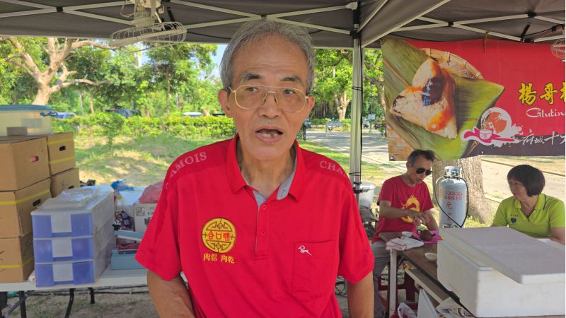 台南市麻豆商圈理事長陳瑞忠  圖片來源：記者林清雲攝