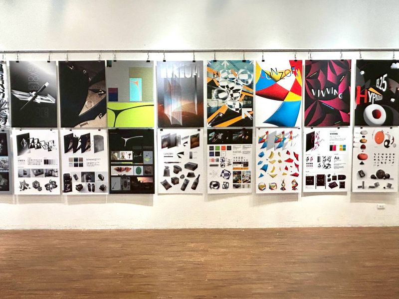 圖2.德國威瑪包浩斯大學講座課程與工作坊高師大與台師大學生工作坊聯展作品