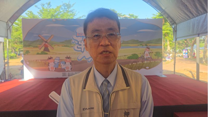 台南市柳營區長劉發仲  圖片來源：記者林清雲攝