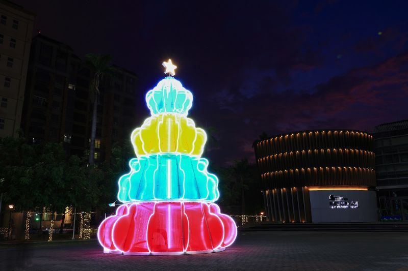 新營文化中心聖誕樹(角度1)_ 新營文化中心聖誕樹(角度1)_