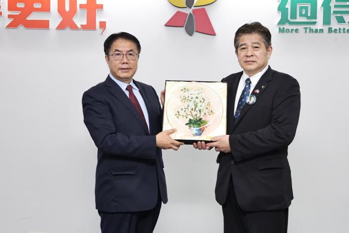 黃市長今年三月與宇土市長締盟