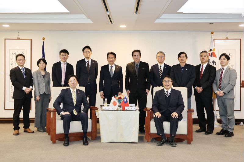 熊本縣木村敬知事拜會黃偉哲市長