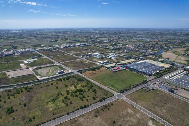 麻豆工業區市地重劃區開發完成現況圖