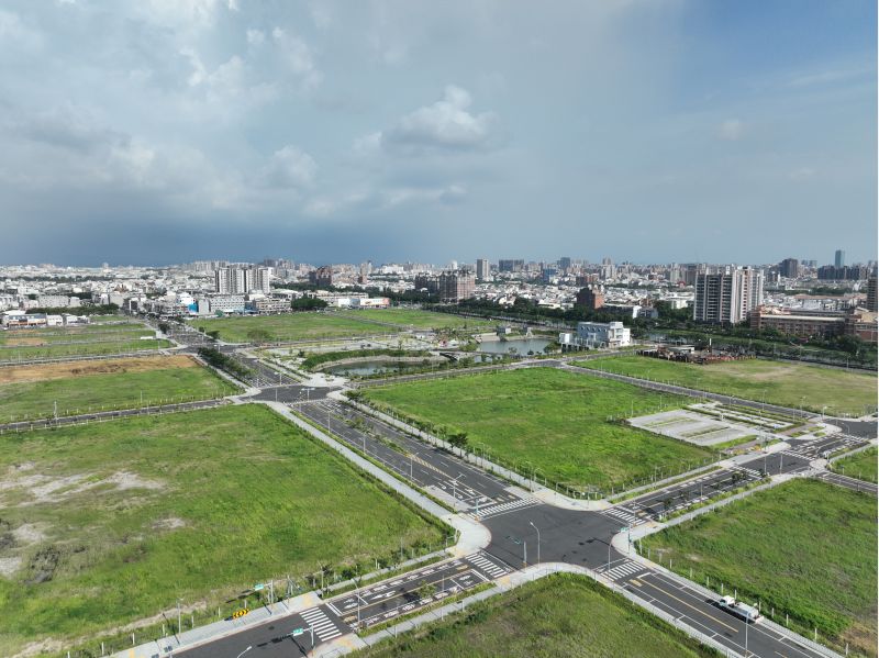 北安商業區市地重劃區開發完成現況圖