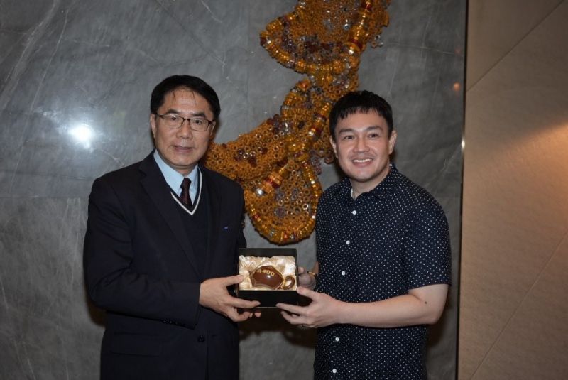 黃偉哲市長就兩市未來交流合作與加美地市交換意見