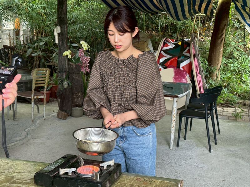 龍湖山莊體驗體驗烘咖啡豆_0.